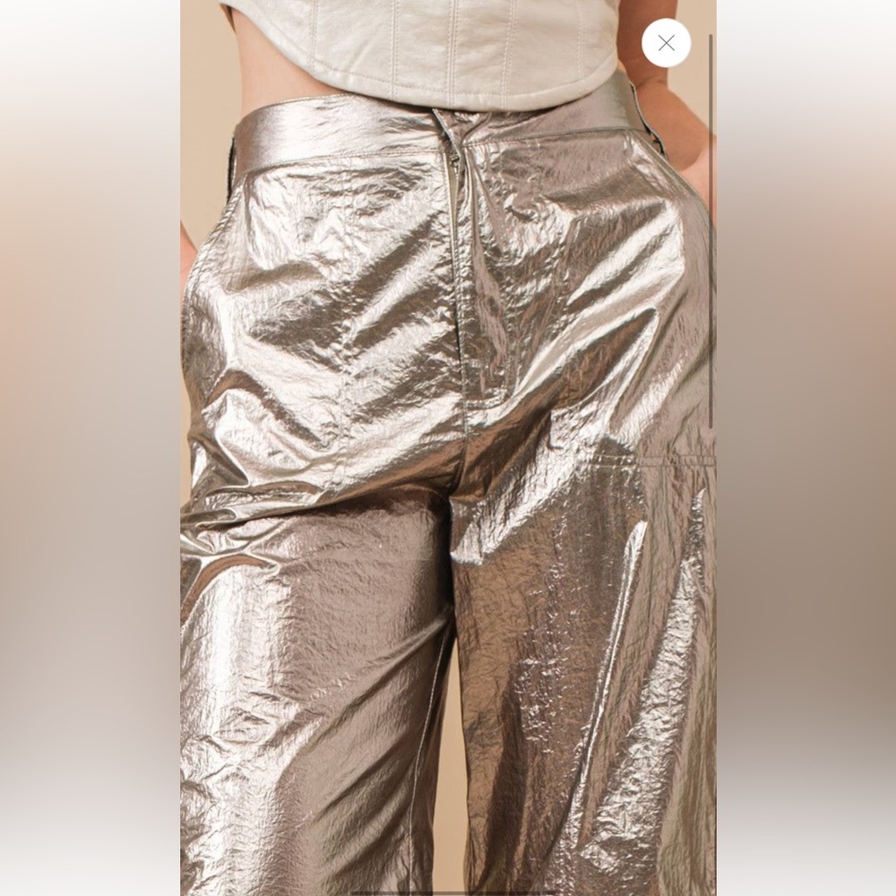 Metallic Pants